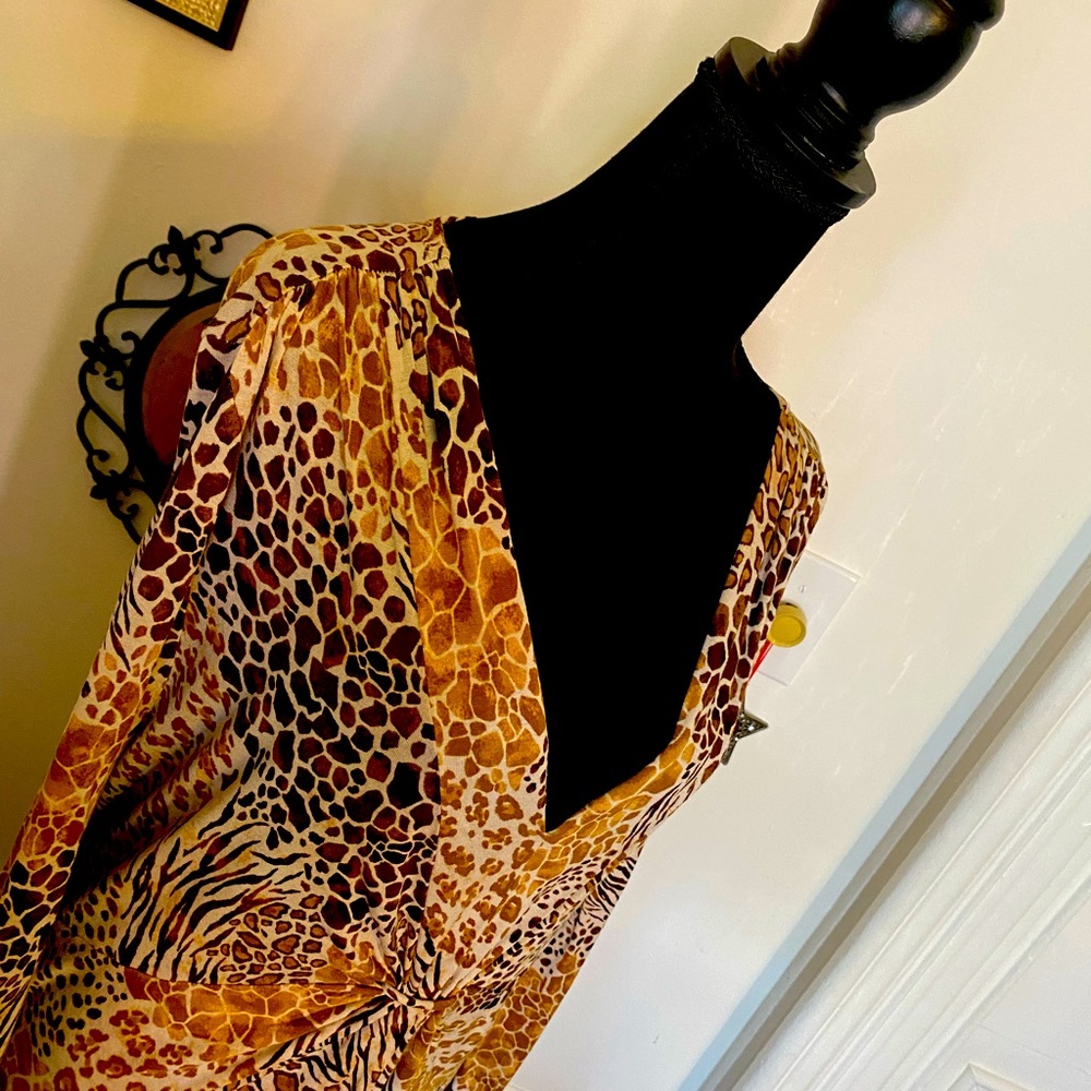 V-neck Full Figure blouse.